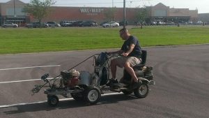 Parking lot striping - Waxhaw NC
