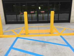steel pipe bollards repair Chapel Hill NC