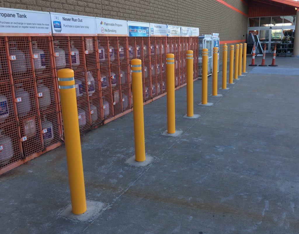 SC bollard repair contractors