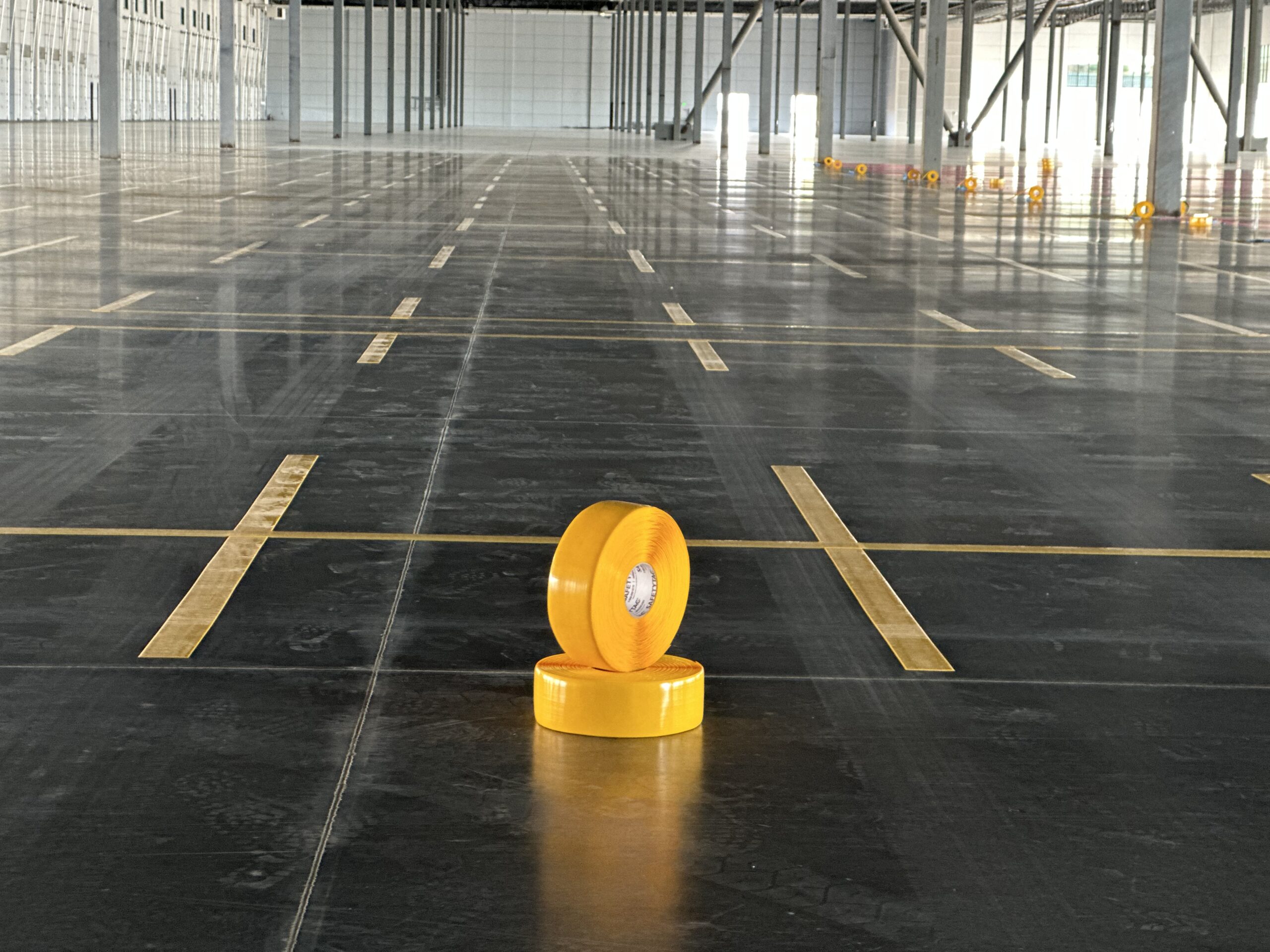 warehouse floor marking tape installer